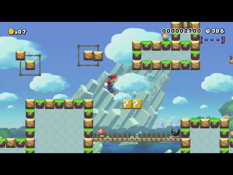 WORLD 6-4　～チョロプーひそむ チョコマカとうげ～ by シュン - Super Mario Maker - No Commentary 1bo