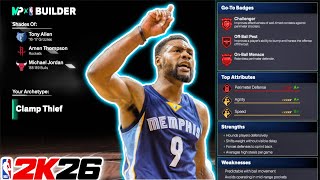 Best *PRIME* TONY ALLEN Build with 99 PERIMETER DEFENSE in 2K26