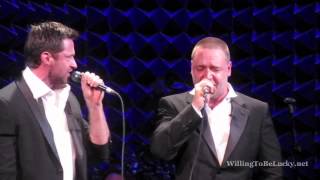 The Confrontation live at Joe&#39;s Pub - Hugh Jackman and Russell Crowe