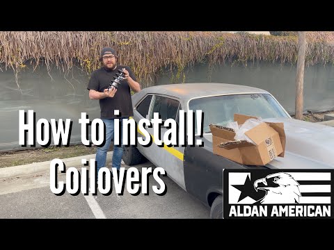 How to Install Coilovers! Nova Aldan American Coilovers Install!