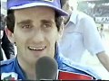 1983 British Grand Prix-Funny interview with Prost and Tambay