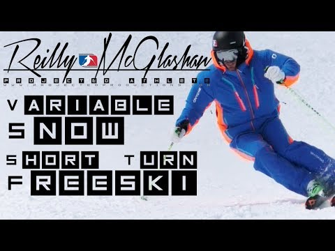 variable-snow conditions ski short turns   Reilly McGlashan