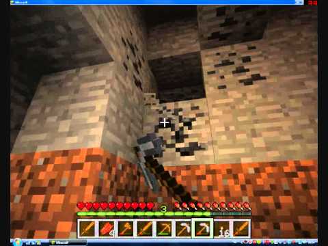 Minecraft- Svenska Let's Plays #4 Utforskar grottan