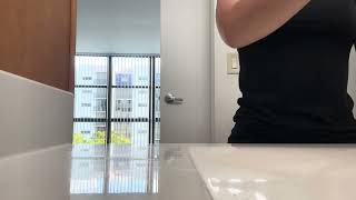 メイクしながら朝ランの話する