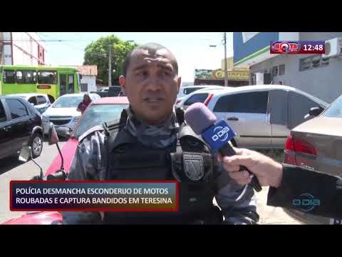 ROTA DO DIA 09 10  PoliÌcia desmancha esconderijo de motos roubadas