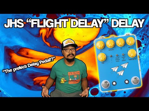 JHS Flight Delay pedal Blue image 3