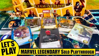 MARVEL LEGENDARY vs RED SKULL Solo Playthrough