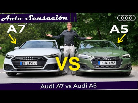 Comparativa Audi A5 Sportback vs Audi A7 Sportback  ¿Merece la pena pagar la diferencia? .