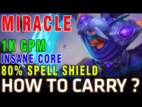 Dota 2 7.07 - How to Play Carry Anti Mage by Miracle - 1K GPM