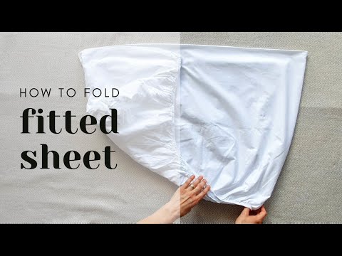 EASY WAY TO FOLD FITTED SHEET