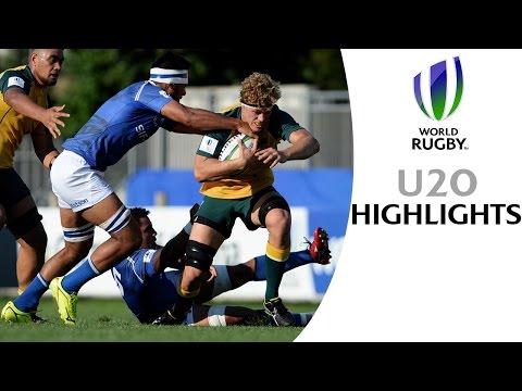 HIGHLIGHTS! Australia 34-22 Samoa at World Rugby U20s