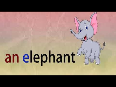 Articles A and An for Kids song | learning song | Nursery Rhymes