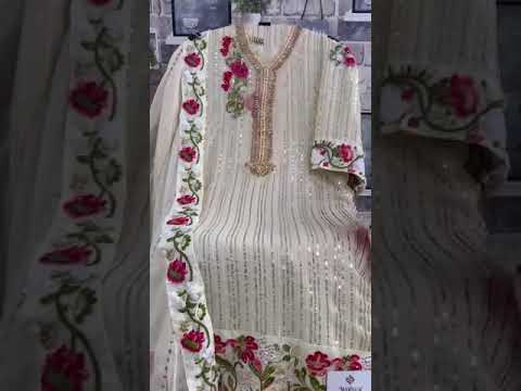 Mahnur Emaan Adeel Premium Collection Vol-13 Heavy Georgette Wholesale Pakistani Suits Catalog – product video thumbnail