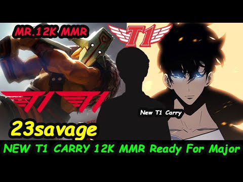 23savage New T1 Carry 12K MMR Ready For Singapore Major - Juggernaut No Mercy Blade Dota 2 Gameplay