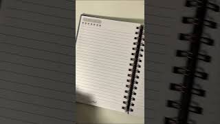 Vídeo de Caderno de Anotações - Rosa