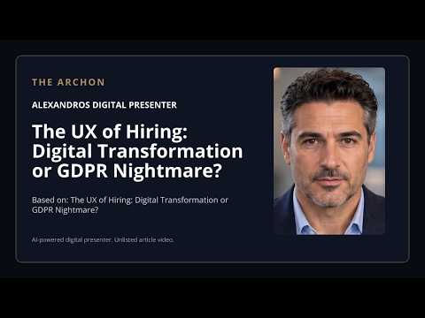 The UX of Hiring: Digital Transformation or GDPR Nightmare? thumbnail
