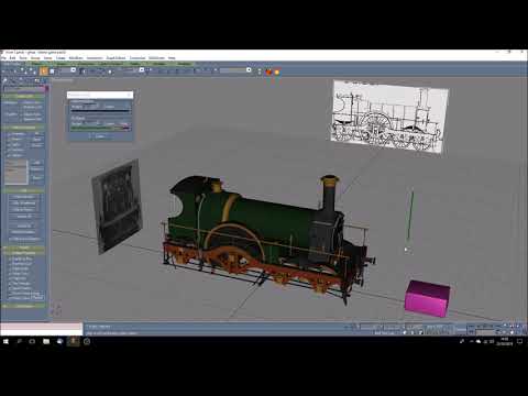 Gmax: How to make models for Trainz, part 5 - More Splines