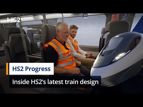 First look at the future of high-speed travel | Inside HS2’s train mock-ups