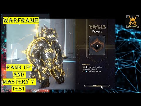 Warframe: Mastery Rank 7 Test