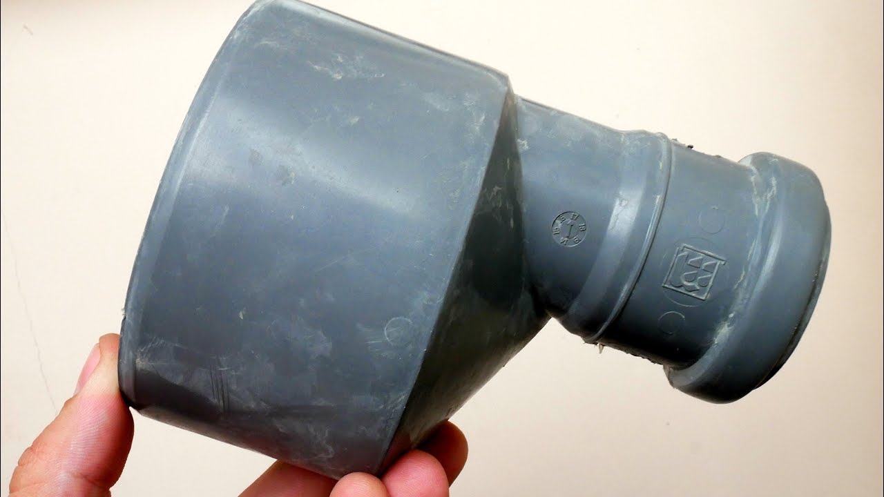 Cool idea with PVC Pipe reducer 110/50