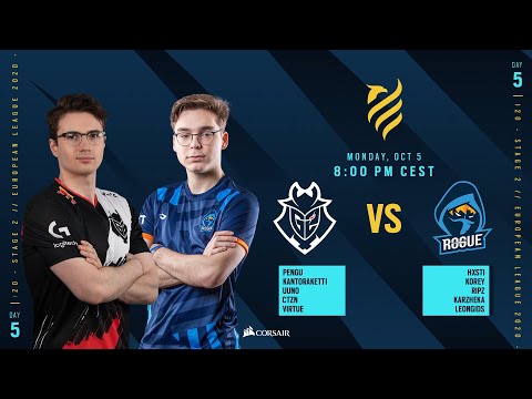 G2 Esports vs Rogue // Rainbow Six European league 2020 - Stage 2 - Playday #5