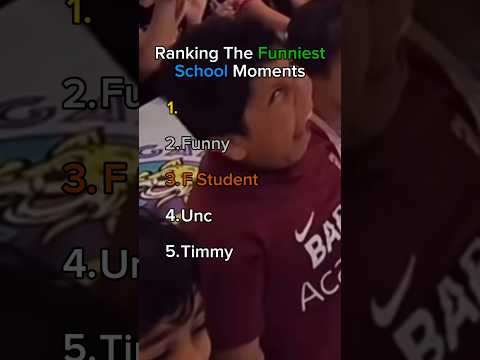 Ranking The Funniest School Moments #school #moment #funny #top5