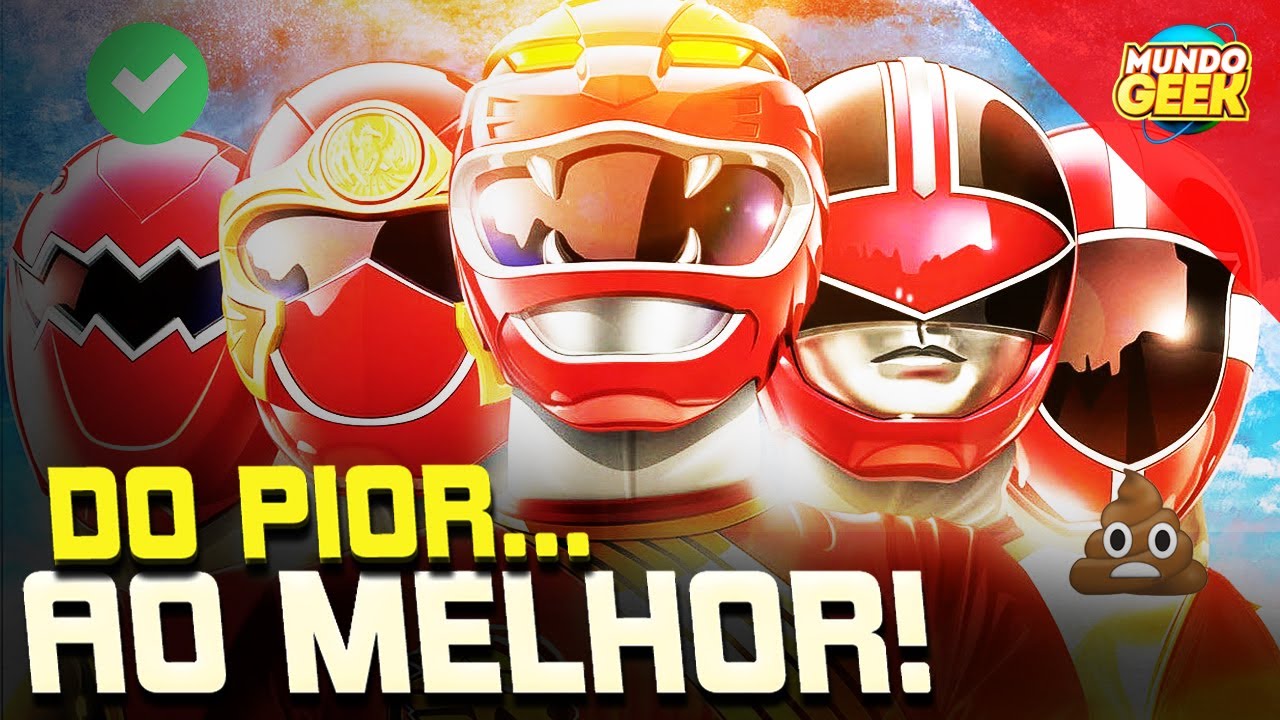 do PIOR ao MELHOR RANGER VERMELHO: TODOS OS 26 RANGERS VERMELHOS RANKEADOS E ANALISADOS