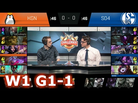 Team Kinguin vs FC Schalke 04 | Game 1 S7 EUCS Spring 2017 Week 1 | KNG vs S04 G1