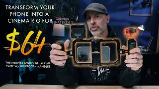 Transform your Phone into a CINEMA RIG for $64! The Neewer PA009E Universal Phone Cage