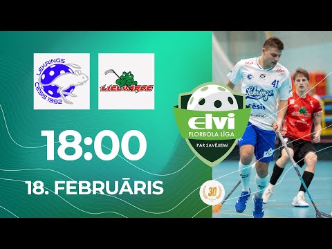 🎥 ELVI florbola līga: Lekrings - Lielvārde/FatPipe (1/4 F, 1. spēle) (18.02.2023)