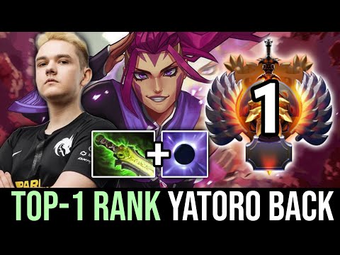 Yatoro TOP-1 RANK is BACK with 11 min BF Anti-Mage — EBlade + Mana Void COMBO