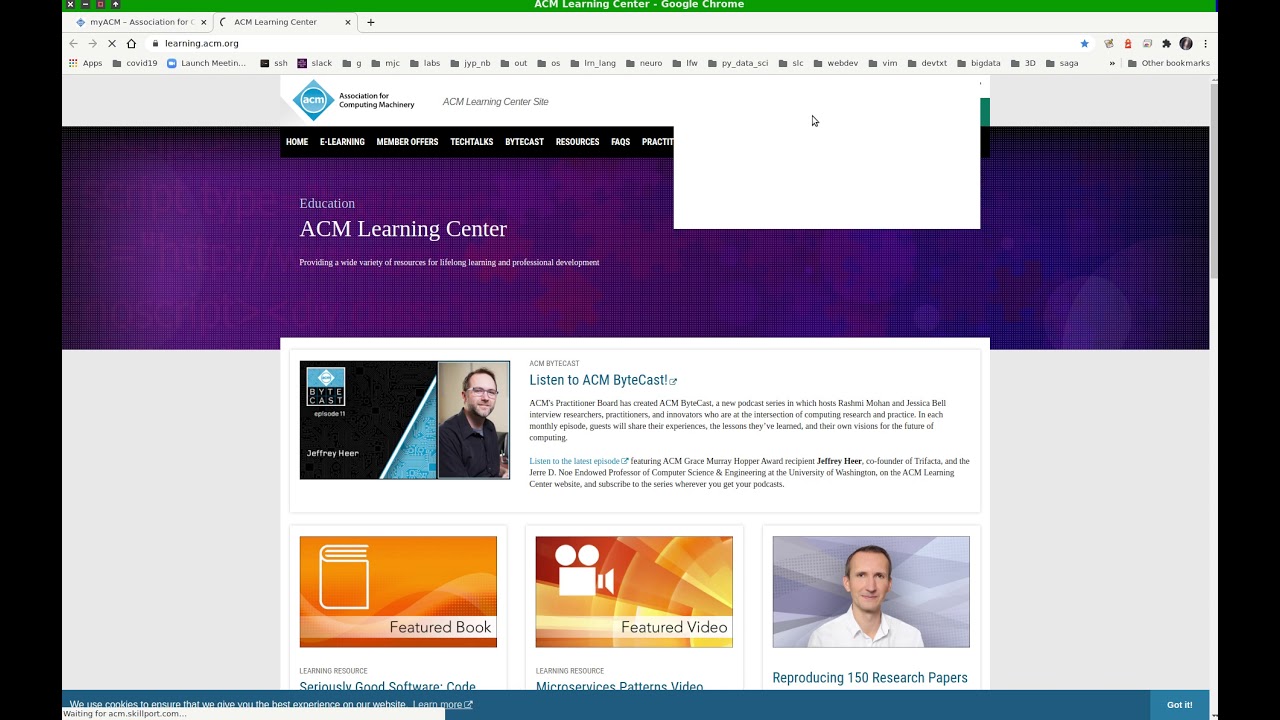 How To login to acm.org