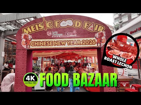 [4K] Lucky Chinatown Mall 2026 - Ultimate Food Bazaar Experience! | Whole Roast Lechon