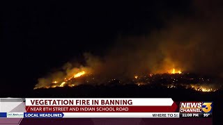 Fire burns 10 acres in Banning