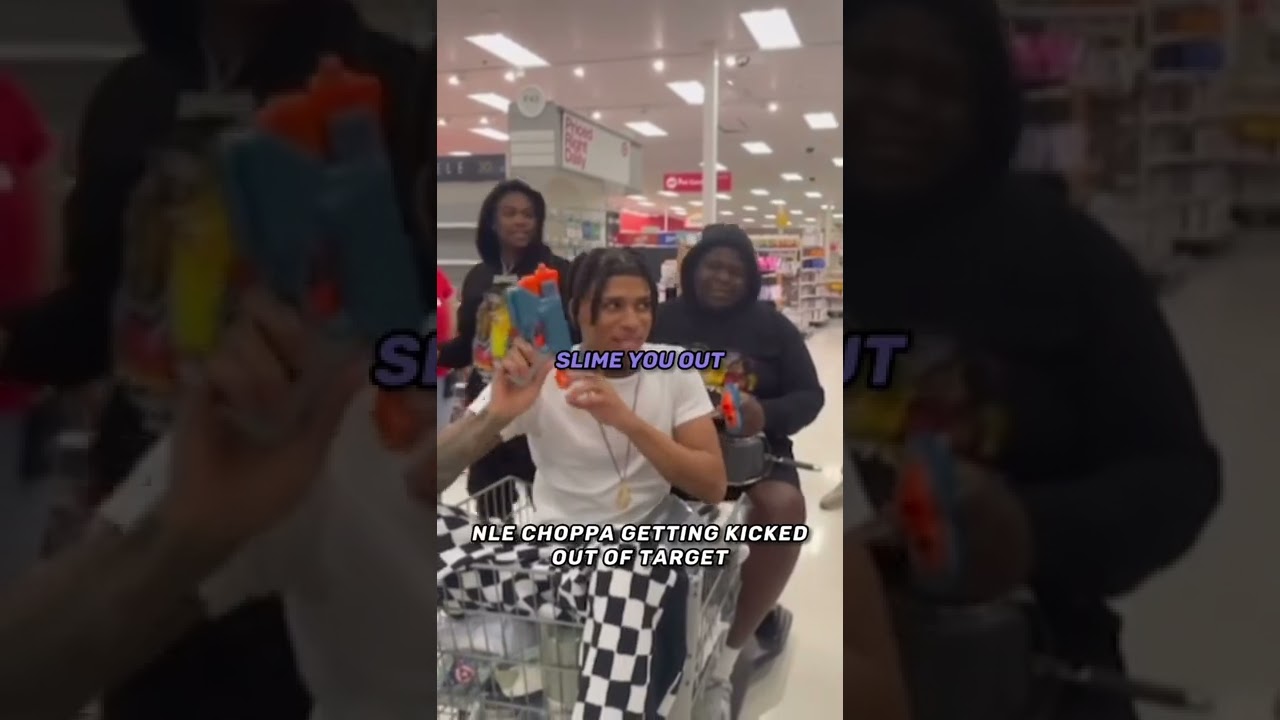 NLE Choppa gets kicked out of Target (LMAO)