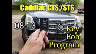 Programming Cadillac 08-13 Cadillac CTS STS key fob