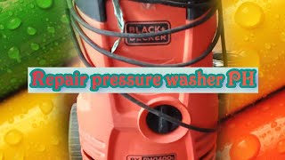 black and decker pressure washer repair
