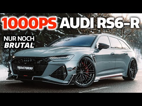 1000 hp for the Audi RS6-R ABT - Simply BRUTAL! Exhaust system, downpipes, turbo upgrade, interco...