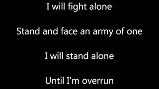 I Will Stand Alone - Firewind Lyrics