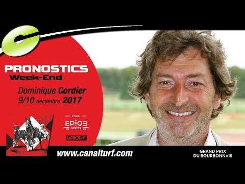 Pronostics WE Quinté+ PMU du 9 et 10 déc 2017 - Spécial Grand Prix du Bourbonnais 2017 - D.Cordier