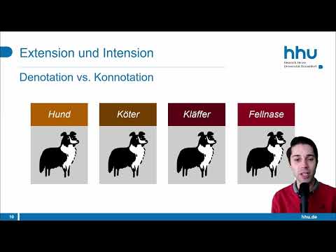 Semantik (Teil 1): Extension und Intension, semantische Relationen