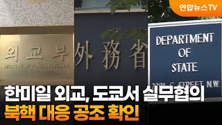 한미일 외교, 도쿄서 실무협의…북핵 대응 공조 확인 / 연합뉴스TV (YonhapnewsTV)