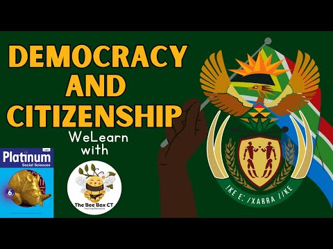 WeLearn History - Democracy and Citizenship in South Africa