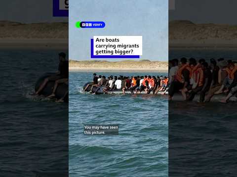 Are boats carrying migrants getting bigger? #BBCNews