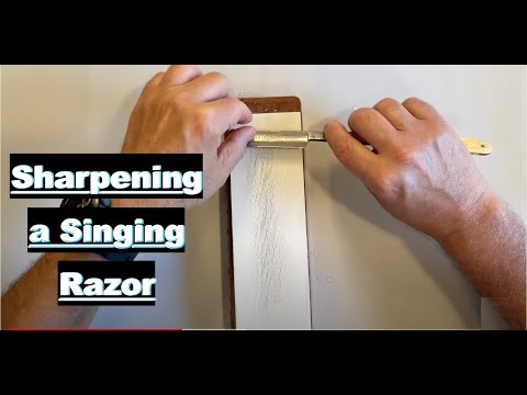 Sharpening a Singing Straight Razor