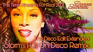 Melanie Wilson Ft Donna Summer - This Time I Know It&#39;s For Real ( Storm&#39;s Full On Disco Extended )