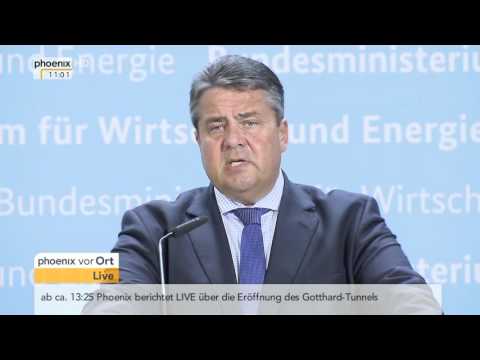Energiegipfel: Sigmar Gabriel zum Stand der EEG-Reform am 01.06.2016