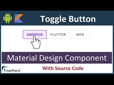 Material Toggle Button Android Studio Tutorial Kotlin
