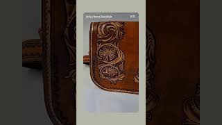 Dámská kožená kabelka přes rameno - lebka býka