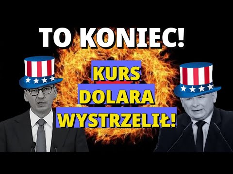 KURS DOLARA WYSTRZELIŁ - Czy PLN Upadnie Jak LIRA
